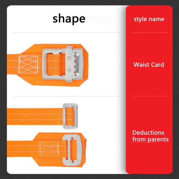 Säkerhetsrep med hög hållfasthet, säkerhetsbälte för arbete på hög höjd, säkerhetsbälte för arbete, midjehake, räddningsrep, säkerhetsbälte för arbete för kvinnor och män