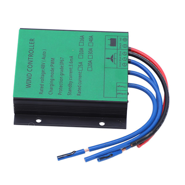 1000W 48V 40A Wind Turbine Generator Controller PWM Charging IP67 LED Indicator Efficient Regulator