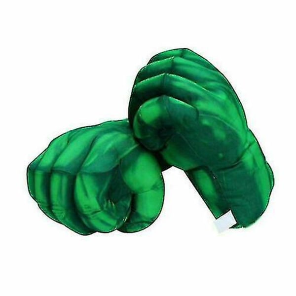 Hulk Spider-man Plysj Boksing Fist Hanske Rekvisitter Barneleker Gift._y green