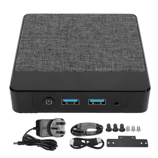 4K 60Hz Mini PC med Intel N4020, 6G RAM, 64G Lager, Windows 11 Pro