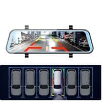 1 stycke backspegel och backkamera 10 dashcam med
