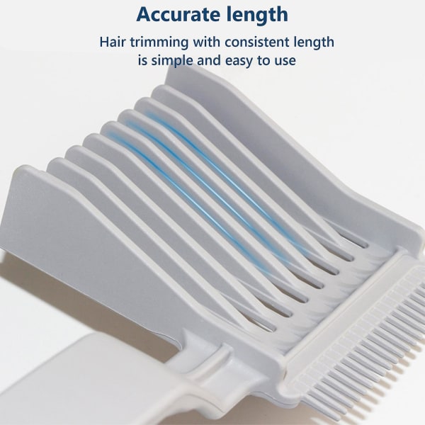 En Fade-Kam for Hårklipp, Profesjonelt Buet Posisjonskam, Gradientert Design Hårklippkam med Ergonomisk Design, Kam for Barbering Hjemme