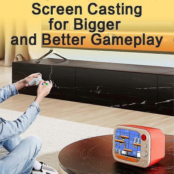 Retro Mini Game Console 740 Built-in Games 3.5 Inch Screen Two Player TV Output