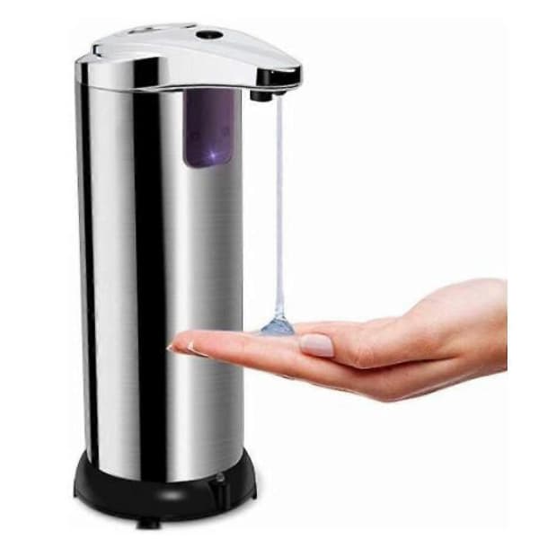 Smart præcis sæbedispenser med sensor, nem at bruge og genopfylde, rustfrit stål