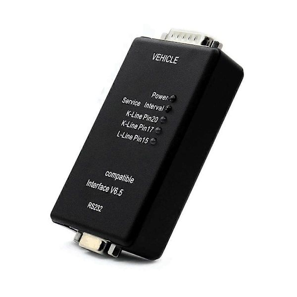 Kompatibel med Auto Carsoft 6.5 Kompatibel med E30/E36/E46/E34/E39/E53/E32 med RS232 PC Interface Bildiagnoseværktøj Black