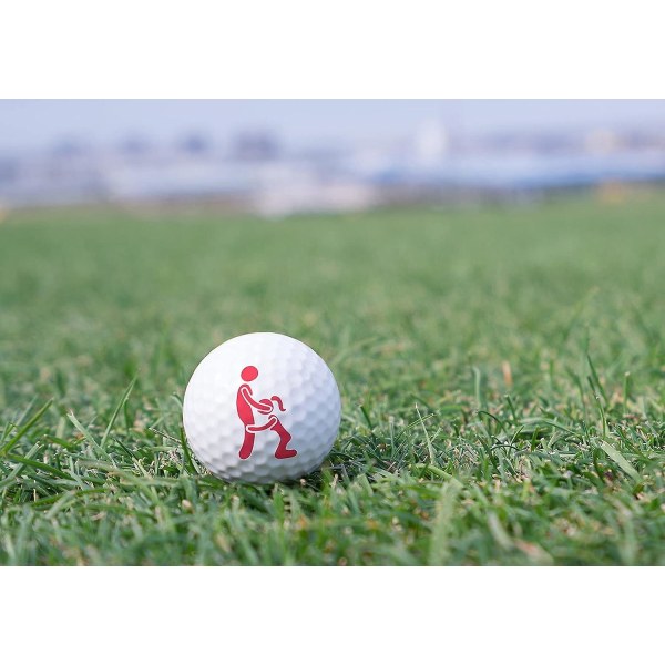 Tin Cup Golfball Marker Stencil, Golf Ball Custom Marker Alignment Tool Modeller Rustfritt stål maling Form, Personlig Golf Ball Markers For Men A