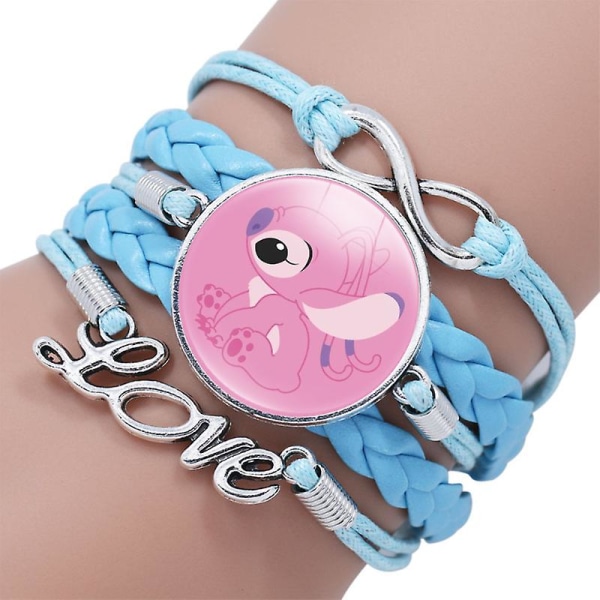 Anime Figur Toy Lilo & Stitch Armband Kawaii Print Söt Armband Barn Julparty Present En Del 20001919-25mm