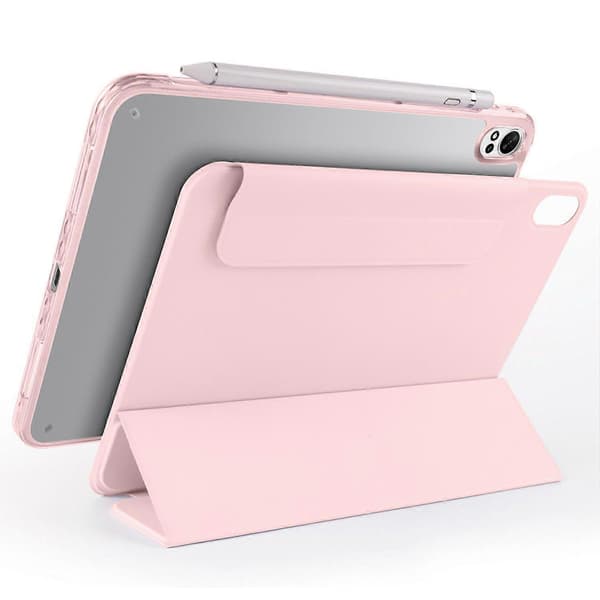 Til Huawei MatePad 12 X Etui Foldbart Stativ Magnetisk Læder Tablet Cover Pink