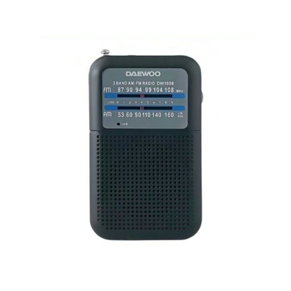Daewoo DW1008 Bærbar Radio Sort