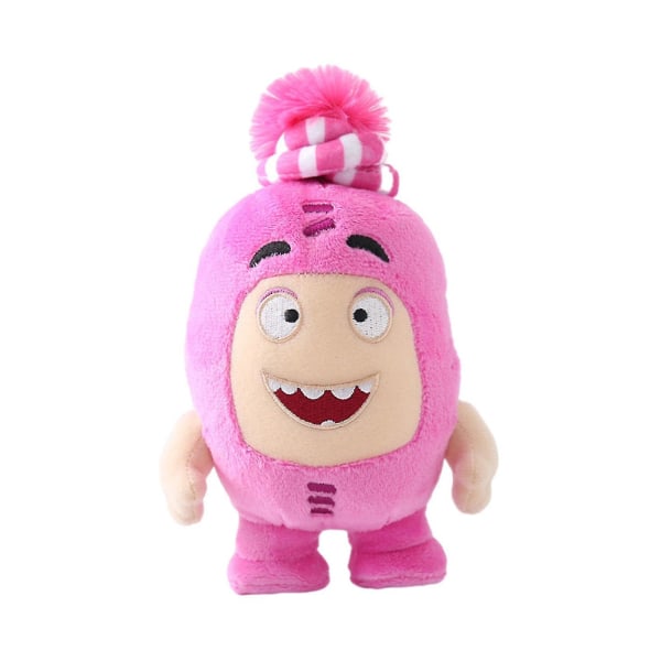 Plush Oddbods Cartoon Leksaker Dockor Mjuka Söta Pogo Nya 18cm Bubbles Jeff Leksak Snygga Presenter För Barn Pojkar Och Flickor Pink