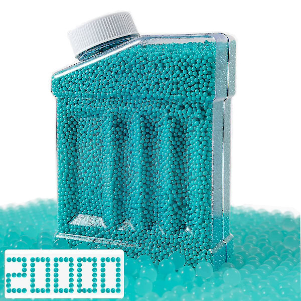 20 000 st Vattenpärlor Mix Färg Kristall Lera Hydrogel Gel Polymer Jelly Bollar Heminredning Hydroponics Regnbågsflaska Diy 7-8mm 2W Red