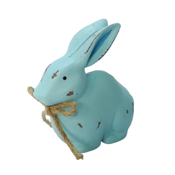 Luova pääsiäispupu kani -koristeen koristelu Munat kausiluonteinen kodin sisustus Blue