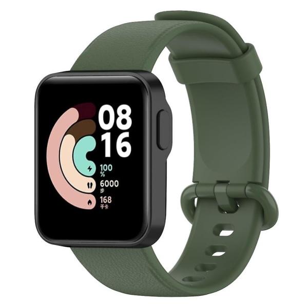 Urremme for Xiaomi Mi Watch Lite, Remmeskift, Armbånd i Silikon for Redmi Watch Green