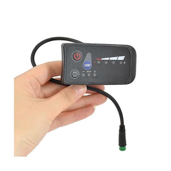 Elektrisk Cykel Display JN Controller Panel S810 LED Display Vandtæt Elcykel Ebike Tilbehør Black
