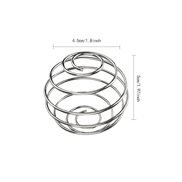 4 stk. 304 Rustfrit Stål Flaske Mixer Kugle, Protein Shaker Kugle Til Drikkeflaske Shaker Kop