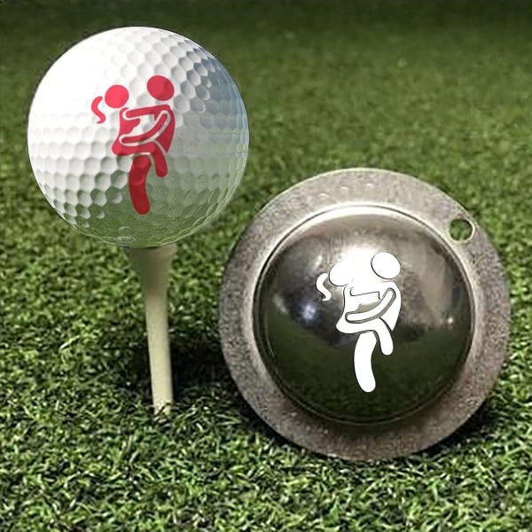 Tin Cupin golfpallon merkintäkaavain, golfpallon mukautettuja merkintöjen kohdistustyökalumalleja ruostumattomasta teräksestä valmistettujen mould, henkilökohtaiset golfpallomerkit miehille D