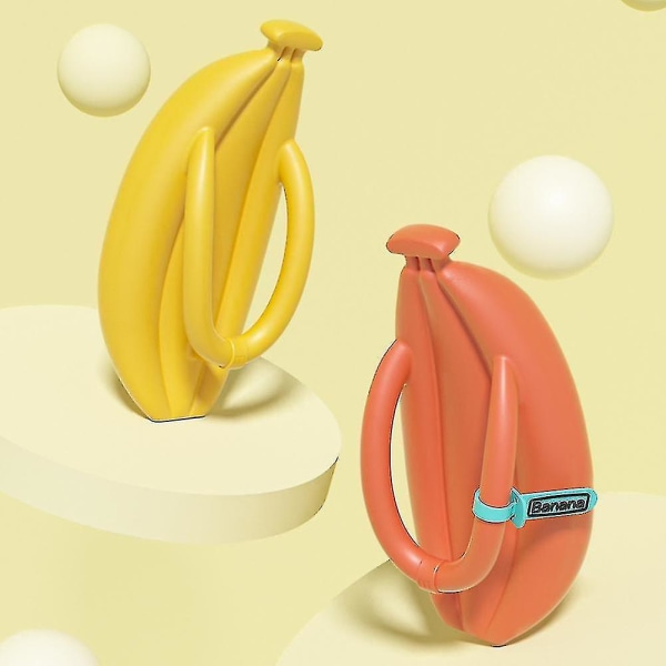 Modepar Bananformede Flip Flops Bløde Komfortable Hjemmesko Til Indendørs Banana 40 41