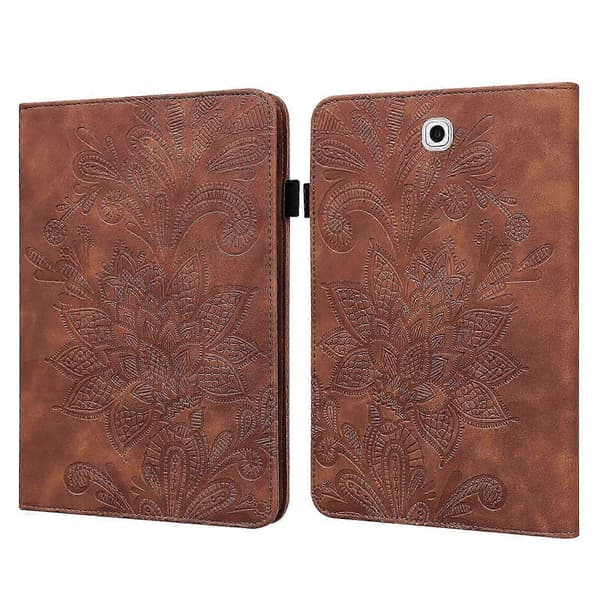 Galaxy Tab S2 9.7 T810 / T815 Läderfodral Brown