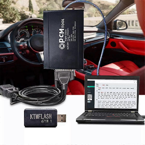 [Legg til DCM6.X og DCM7.X] ECUHELP PCM Tool Super J2534 67 i 1 PCM-.2.0 ECU Programmer Offline Arbeid EU Plug