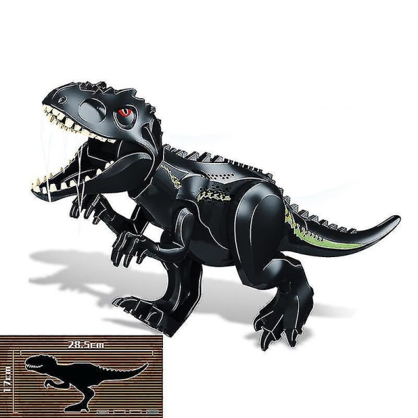 1 kpl Jurassic Suurikokoinen Dinosaurusten Rakennuspalikat T-rex Quetzalcoatlus Spinosaurus Actionfiguurit Lasten Leikkikalut Dark Tyrannosaurus