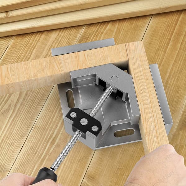 Corner Clamp, [2 PACK] 90° Aluminum Alloy Corner Clamp, Right Angle Clamp Clamping Tool with Double Ha