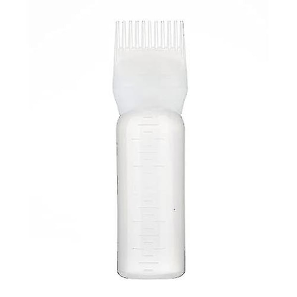 3 stk. Root Comb Applikatorflaske Tom Hårfarveflaske Dispensering Genopfyldelig Hårfarvning Farvningsflasker Frisørstylingværktøj til salonrengøring