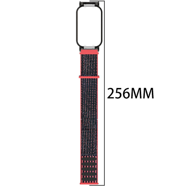 Til Redmi Band 2 Åndbar Urrem Fleksibel Nylon Armbånd Smart Urrem til Kvinder/Mænd Army Green