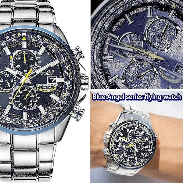 Citizen Herre Eco-drive Promaster Skyhawk At Blue Angels Klokker 45mm, 100% Ny