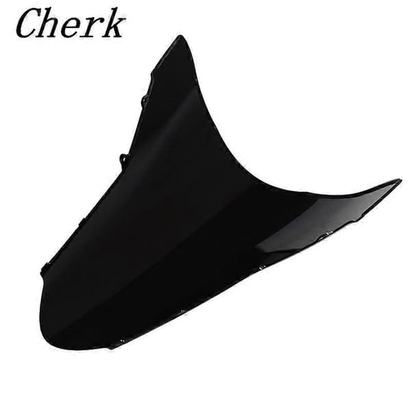 Ny Motorcykel Sort Dobbelt Boble Forrude ABS Til Honda VFR 800 2002-2009