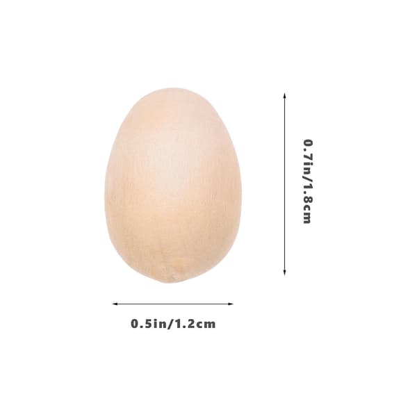 100 stk Simulerte Påske Tre Egg DIY Tredimensjonale Kunstige Egg