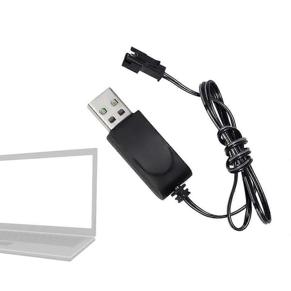 Lithium Batteri USB Opladerkabel 3.7V 500mAh Output til Fjernstyret Bil