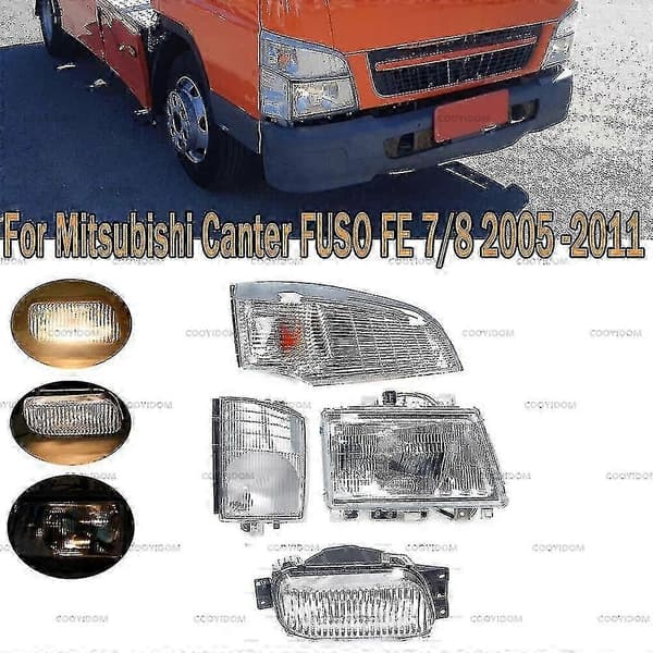 Blinklysmontering for Mitsubishi Canter Fuso FE 7/8 2005-2011 Corner Light 1 Left and 1 Right