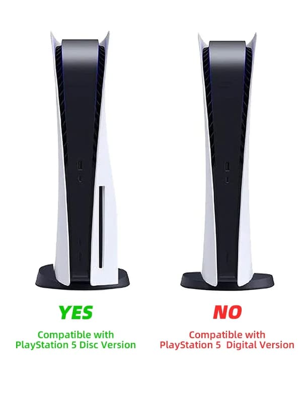 Kompatibel med PS5-konsollens udskiftningspanel, PlayStation 5-dedikeret panel, skal, sort. Sort Black Bundle 1