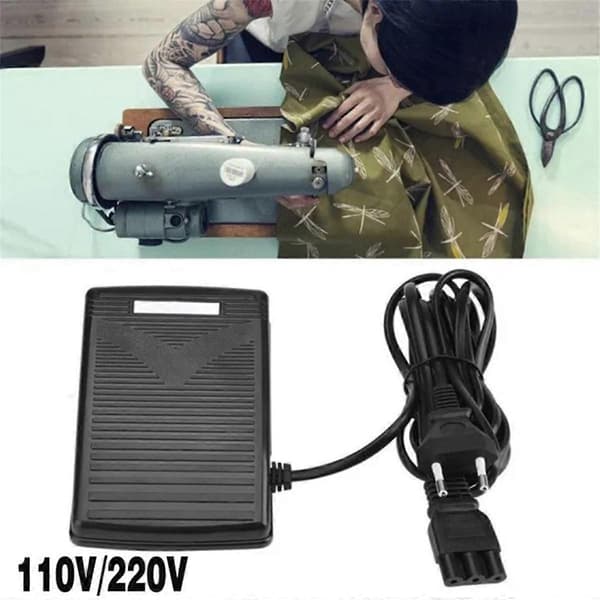 Variable Speed Foot Pedal for Sewing Machines - Household Replacement Accessory