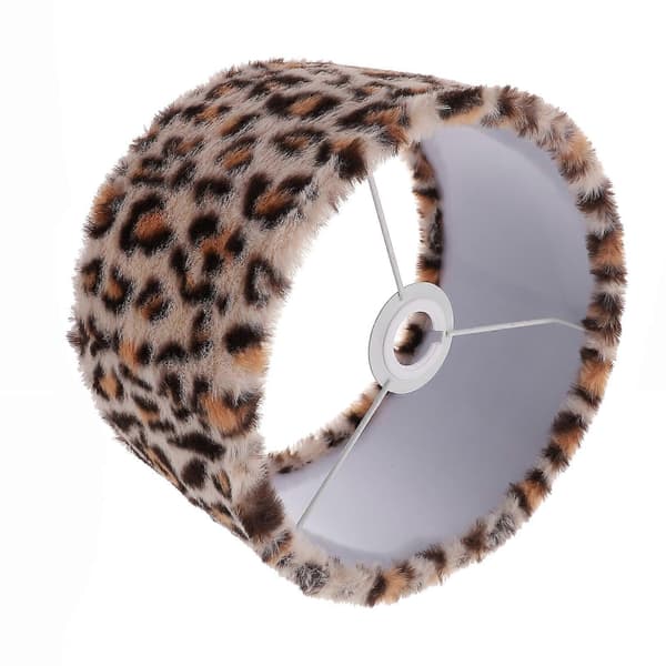 Fancy Lampskärmar Metall Lampskärmar E27 Sockel Studierum Leopard Polyester Järn Dekorativ Belysning 1Set Leopard 25X25X15CM