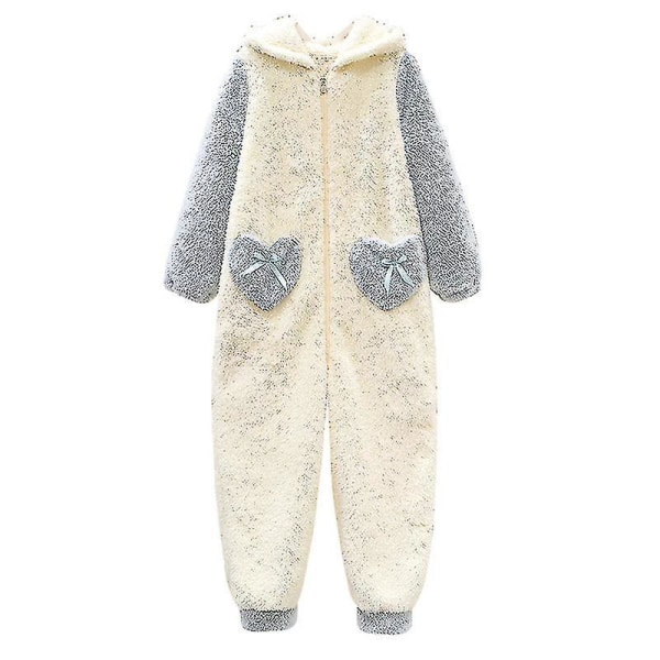 Sanrioed Plush Anime Cinnamoroll Vinter Flannel Børne Rompers Pige Dreng Toddler Jumpsuit Spædbarn Tøj Pyjamas Børn Overalls Gave 110cm