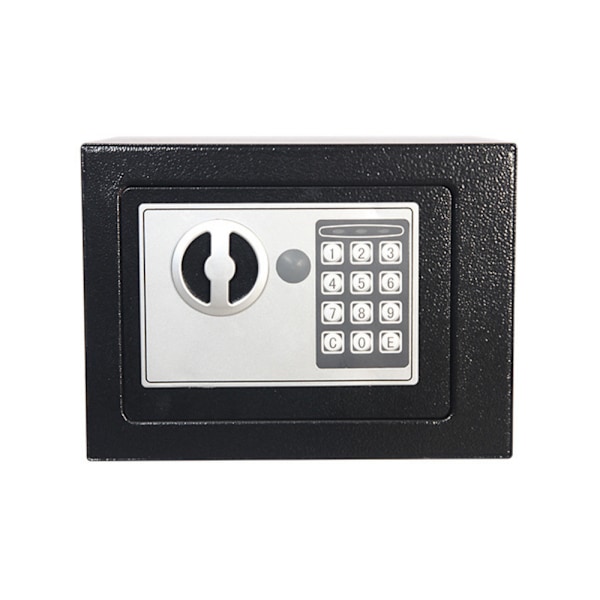 Electronic Safe, Steel, Black, Code Lock 1000