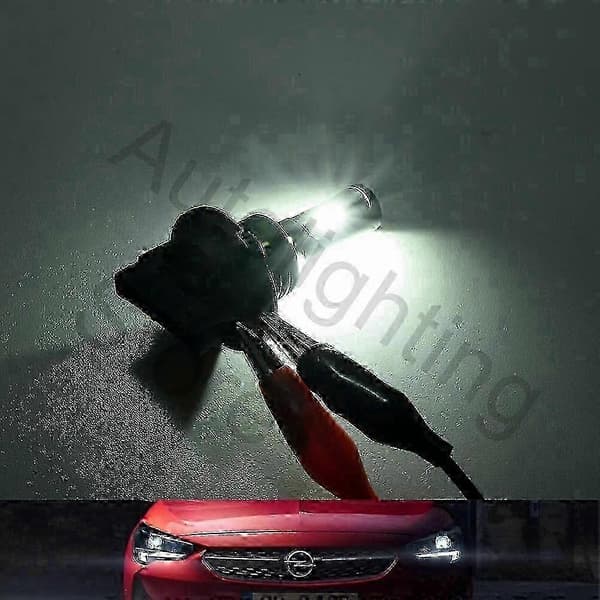 2 pcs H11B H9B H8B LED Headlight Bulbs for 2011-2014 Opel Corsa D - 6500K White Canbus CSP 1400LM Low Beam Edition 0813