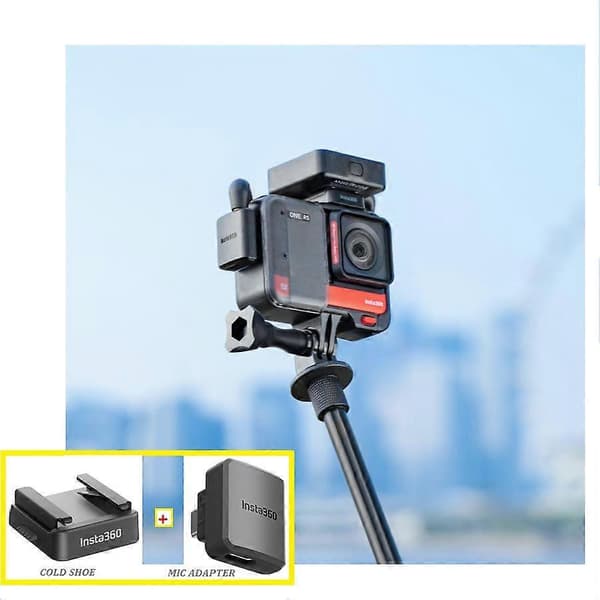 ONE RS Quick Release Cold Shoe og Mic Adapter Bundle Vlog Tilbehør Cold Shoe