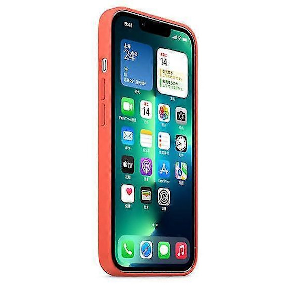 Silikonetui med MagSafe til iPhone 13 Pro Nectarine