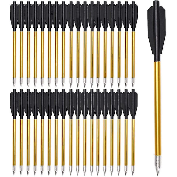 Aluminium Armbrøstbolte Pile 6,3\" Stålspidser Kompatible med 50-80lbs Pistol Mini Armbrøst Bueskydning Målskydning Jagt