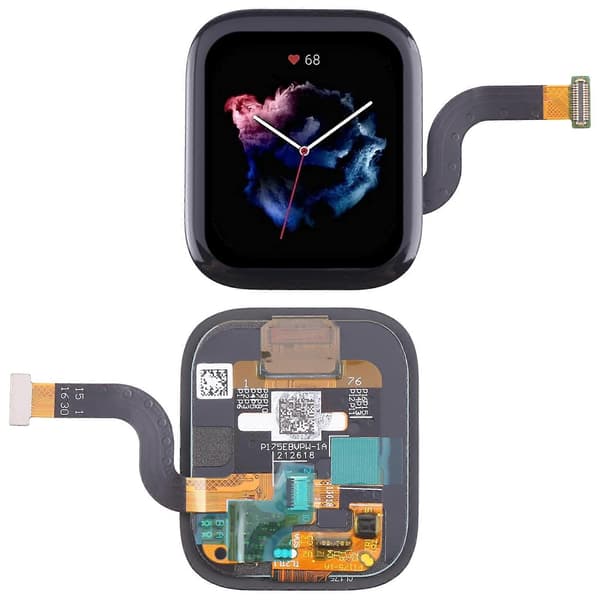 Til Amazfit GTS 3 Original LCD-skærm med Digitizer Fuld Samling