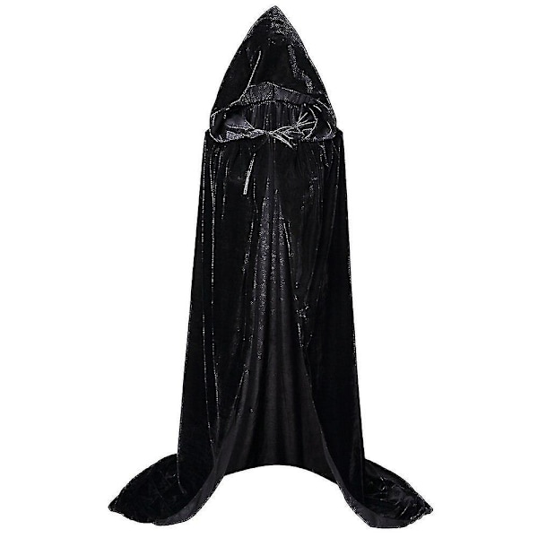 Sanderson Søstre Kappe   Mary Sarah Winifred   Kostume Jul Voksen Børn Middelalderlig Kappe Black1 XXL 160*180cm  *Hocus Pocus 2