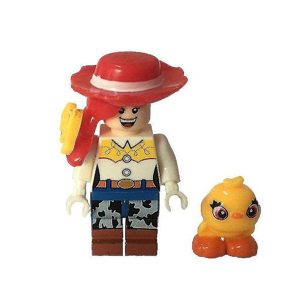 Nytt 8-pack Toy Story-serie Minifigur Byggstenar Kit, Woody Lightyear Mini Actionfigurer Leksaker Fans Presenter För 3 År + Barn Pojkar Flickor