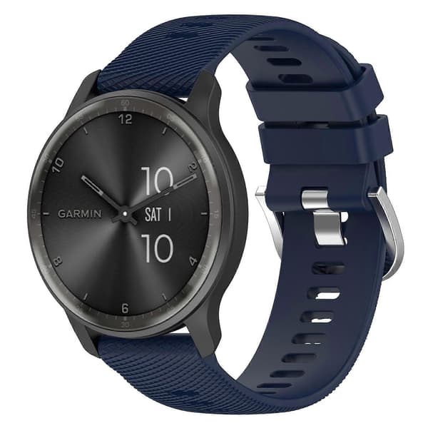 Silikonarmband för Garmin Forerunner 245 Midnight Blue