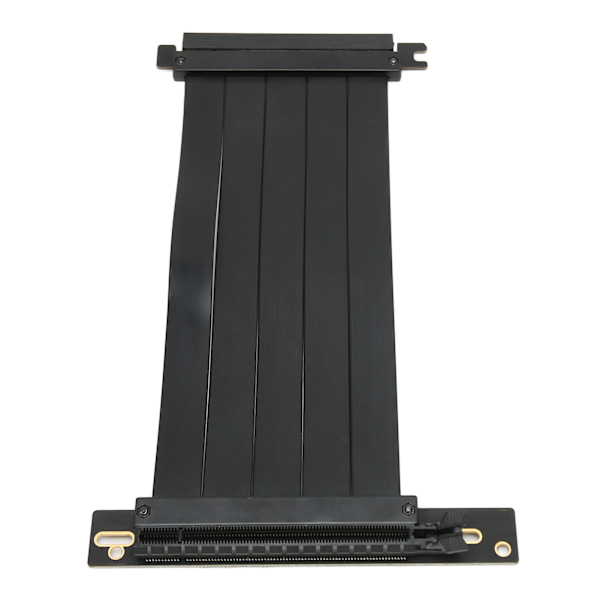Vertical Mounting PCIe Riser Cable, Flexible Foldable Design with High-Speed Shielded Transmission, 90 Degree EMI-Resistant Connector for Stable GPU