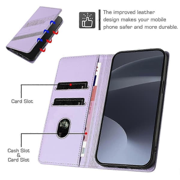 Preget Lommebok PU-Etui For Oukitel Wp52 5g For Oukitel WP52 5G