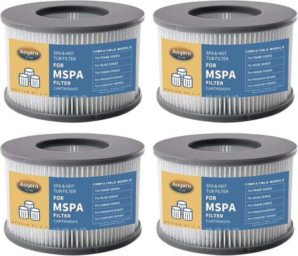 Filterpatroner för Mspa bubbelpoolfilter, poolfilter