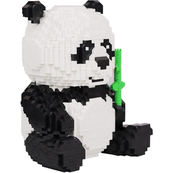 Panda Micro Byggstenar Djur Mini Byggleksak Tegel, 2444 Stycken Kljm-02modell 2840