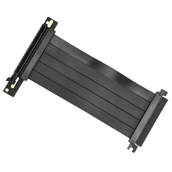 Vertical Mounting PCIe Riser Cable, Flexible Foldable Design with High-Speed Shielded Transmission, 90 Degree EMI-Resistant Connector for Stable GPU